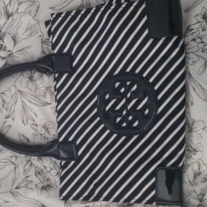 Tony Burch Navy stripe purse
